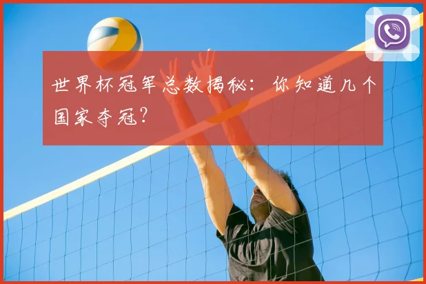 世界杯冠军总数揭秘:你知道几个国家夺冠?