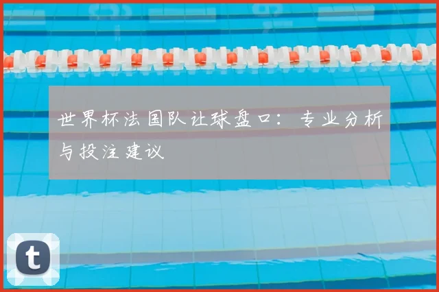 世界杯法国队让球盘口:专业分析与投注建议