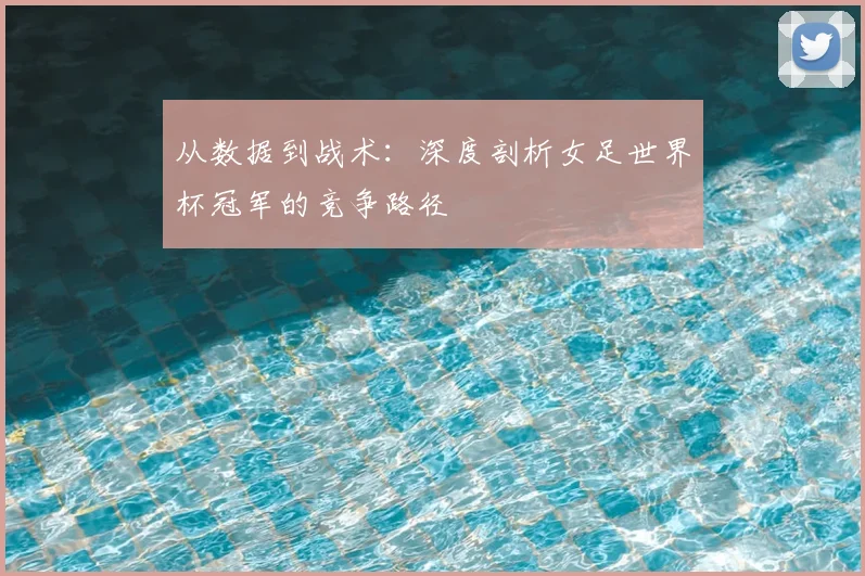 从数据到战术：深度剖析女足世界杯冠军的竞争路径